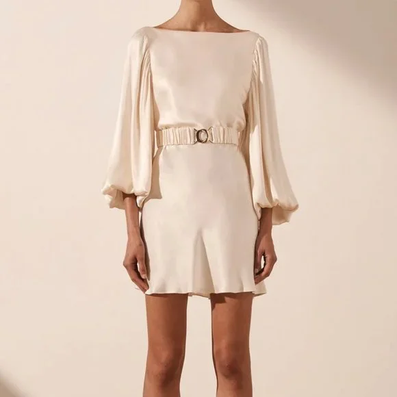 Shona Joy | Dresses | Shona Joy La Lune Balloon Sleeve Mini Dress | Poshmark